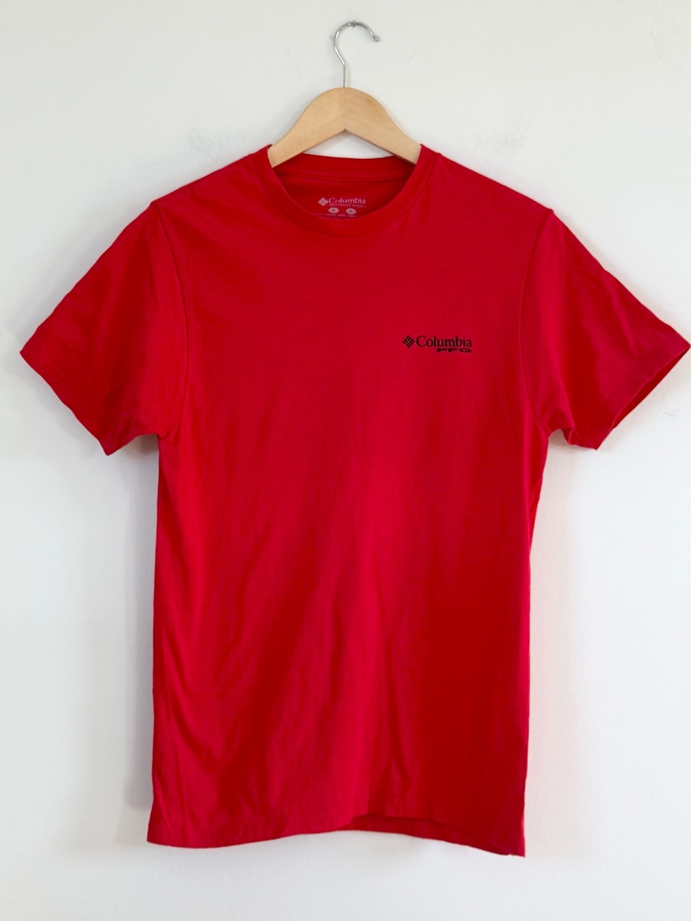 Columbia PFG Red Graphic T-Shirt - Performance Fishing Gear Men's Size S